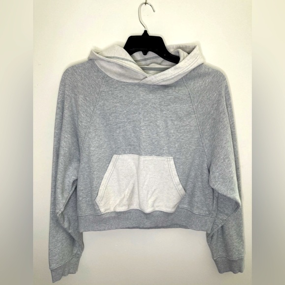 aerie Tops - Aerie pullover hoodie Size M oversized cropped French Terry Beach Weekend